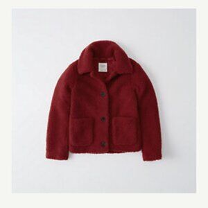 Abercrombie & Fitch cozy teddy jacket - XS
